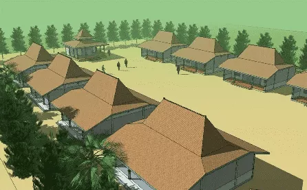 Mengenal Rumah Tradisional Madura - Portalmadura.com Rumah Tradisional Madura