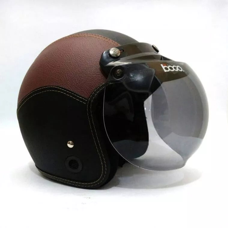 Apa Itu Helm Bogo? Yuk, Kenali Seluk Beluk Pelindung Kepala Kekinian Ini - Portalmadura.com Helm Bogo Kulit