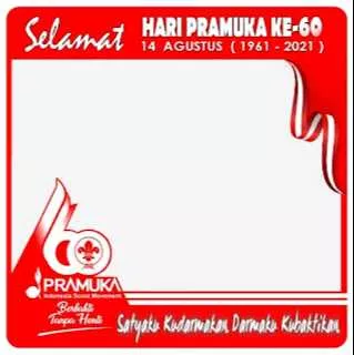 Twibbon Hari Pramuka 2021 - Portalmadura.com Twibbon Hari pramuka ke 60 tahun 2021