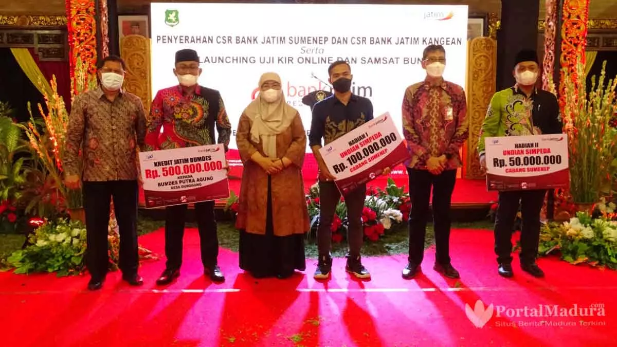 Bank Jatim Serahkan Csr Dan Launching Uji Kir Online &Amp; Samsat Bunda Sumenep - Portalmadura.com Bank Jatim Serahkan CSR dan Launching Uji Kir Online & Samsat Bunda Sumenep