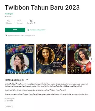 Aplikasi Twibbon Tahun Baru 2023, Tinggal Pakai - Portalmadura.com Aplikasi Twibbon Tahun Baru 2023