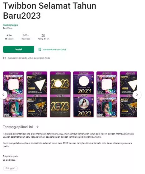 Aplikasi Twibbon Tahun Baru 2023, Tinggal Pakai - Portalmadura.com Aplikasi Twibbon Tahun baru 2023