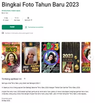 Aplikasi Twibbon Tahun Baru 2023, Tinggal Pakai - Portalmadura.com Bingkai Foto Tahun Baru 2023