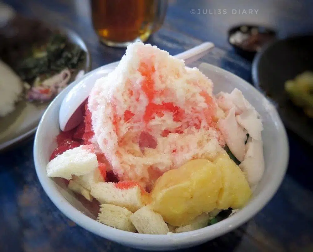 Resep Es campur durian