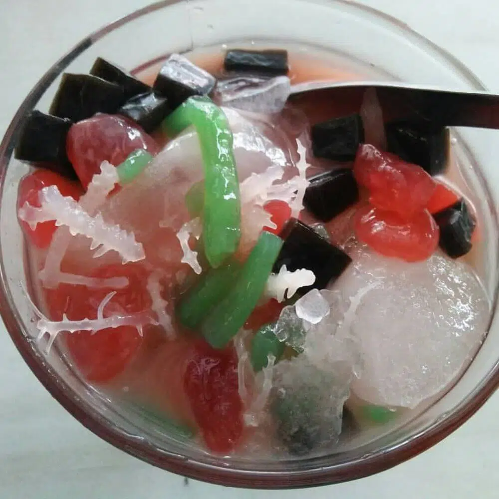 Resep Es campur rumput laut