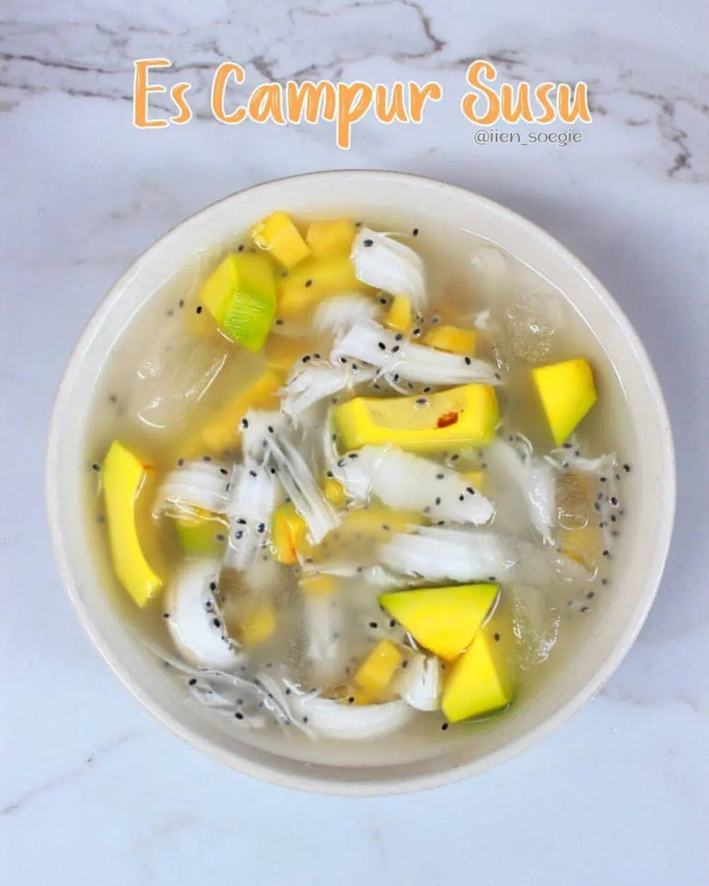 Resep Es campur susu