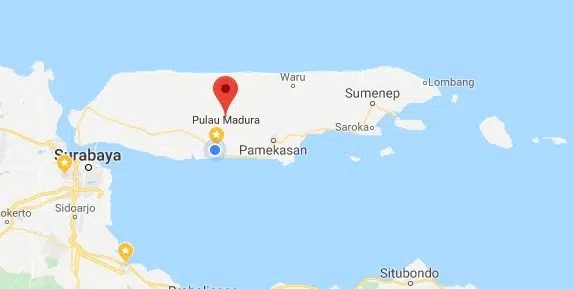 peta pulau madura
