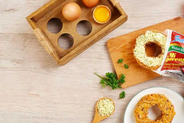 resep donat mie indomie