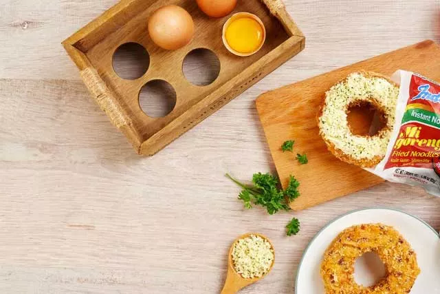 resep donat mie indomie