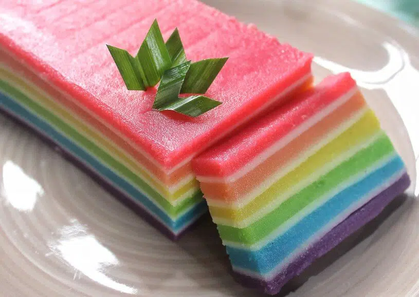 Resep cara membuat kue lapis tepung beras rose brand