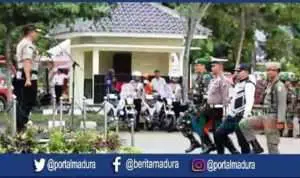 Cegah Tindak Krimanal, Polres Sampang Terjunkan 250 Personel Gabungan