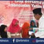 KKKS EML Sumenep Tuntas Santuni Yatim 15 Desa
