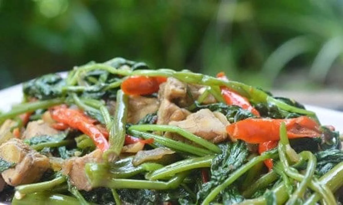 Menu Sabtu: Resep Tumis Kangkung Tempe Semangit yang Gurih dan Lezat