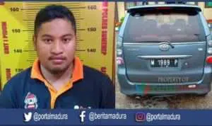 Polres Sumenep Amankan Penadah Mobil Bodong Asal Sampang