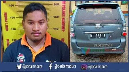 Polres Sumenep Amankan Penadah Mobil Bodong Asal Sampang