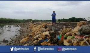 Ombak Setinggi 3 Meter Hancurkan Tanggul Sepanjang 200 Meter
