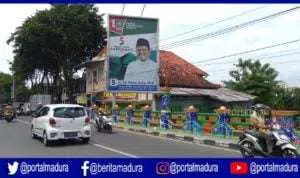 Diduga Tebang Pilih Tertibkan APK, Bawaslu dan KPU Pamekasan Cuci Tangan