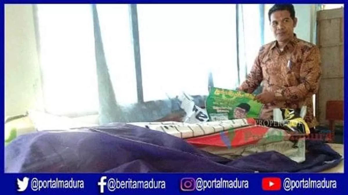 Awal Tahun 2019, Bawaslu Pamekasan Tertibkan 200 APK Melanggar