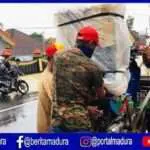 Banjir Blega Bangkalan Mulai Surut