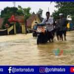 Banjir Blega Bangkalan Ganggu Arus Lalu Lintas