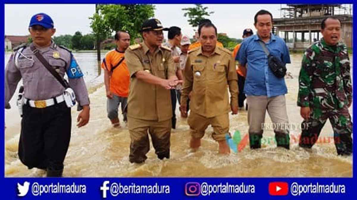 Banjir Sampang Rendam Empat Desa, 640 Jiwa Terdampak