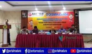Sosialisasi pengawasan kampanye Pemilu 2019 di media massa. (Foto: Marzukiy)