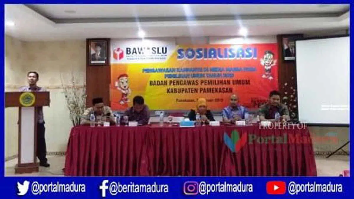 Sosialisasi pengawasan kampanye Pemilu 2019 di media massa. (Foto: Marzukiy)
