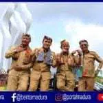 Bupati Pamekasan Launching Mobil Batik, Baddrut Tamam: Mobdin Dibranding Batik Satu-satunya di Indonesia
