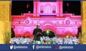 Gema Selawat dan Takbir Akbar Warnai Malam Pergantian Tahun Baru di Sumenep