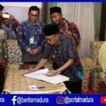 Bupati Sumenep Teken MoU Pengoperasian ICS dengan PT Perinus Persero