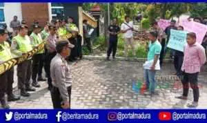 Dugaan Korupsi Program Kambing Etawa, GMPPK Geruduk DPMD Bangkalan
