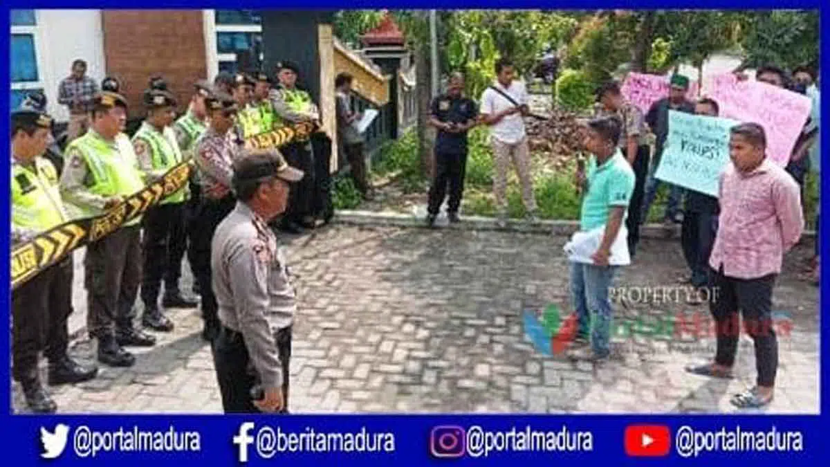 Dugaan Korupsi Program Kambing Etawa, GMPPK Geruduk DPMD Bangkalan