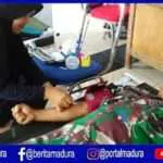 Aksi Peduli Sosial Babinsa Koramil Tanah Merah Bangkalan
