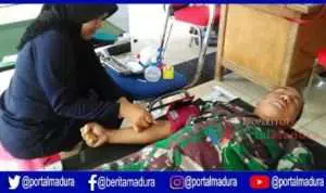 Aksi Peduli Sosial Babinsa Koramil Tanah Merah Bangkalan