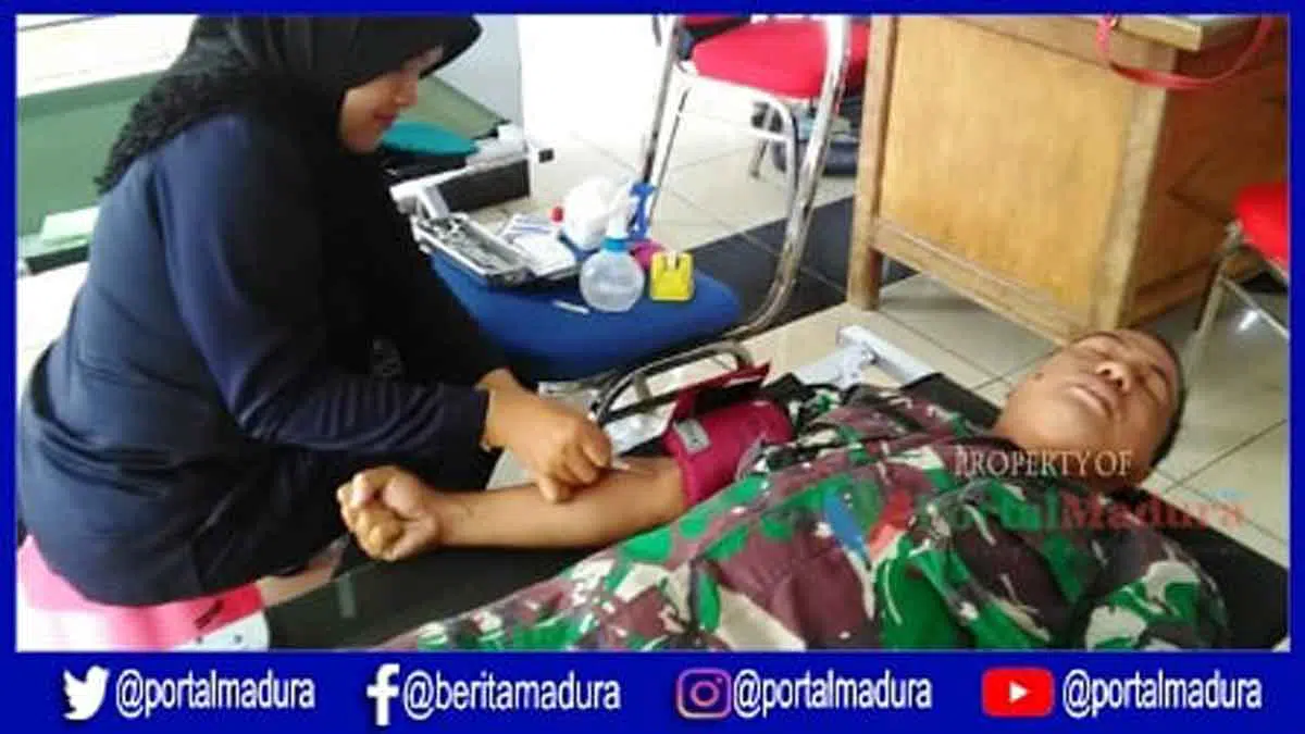 Aksi Peduli Sosial Babinsa Koramil Tanah Merah Bangkalan