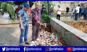 Drainase Jati Emas Rusak, Pemkab Sumenep Minta Rekanan Bertanggung Jawab