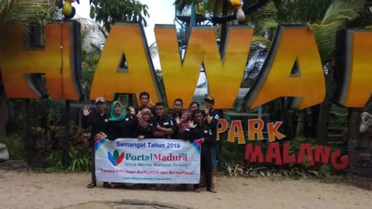 Hawai Waterpark Malang Jadi Jujukan Membangun Semangat Baru Crew PortalMadura.Com