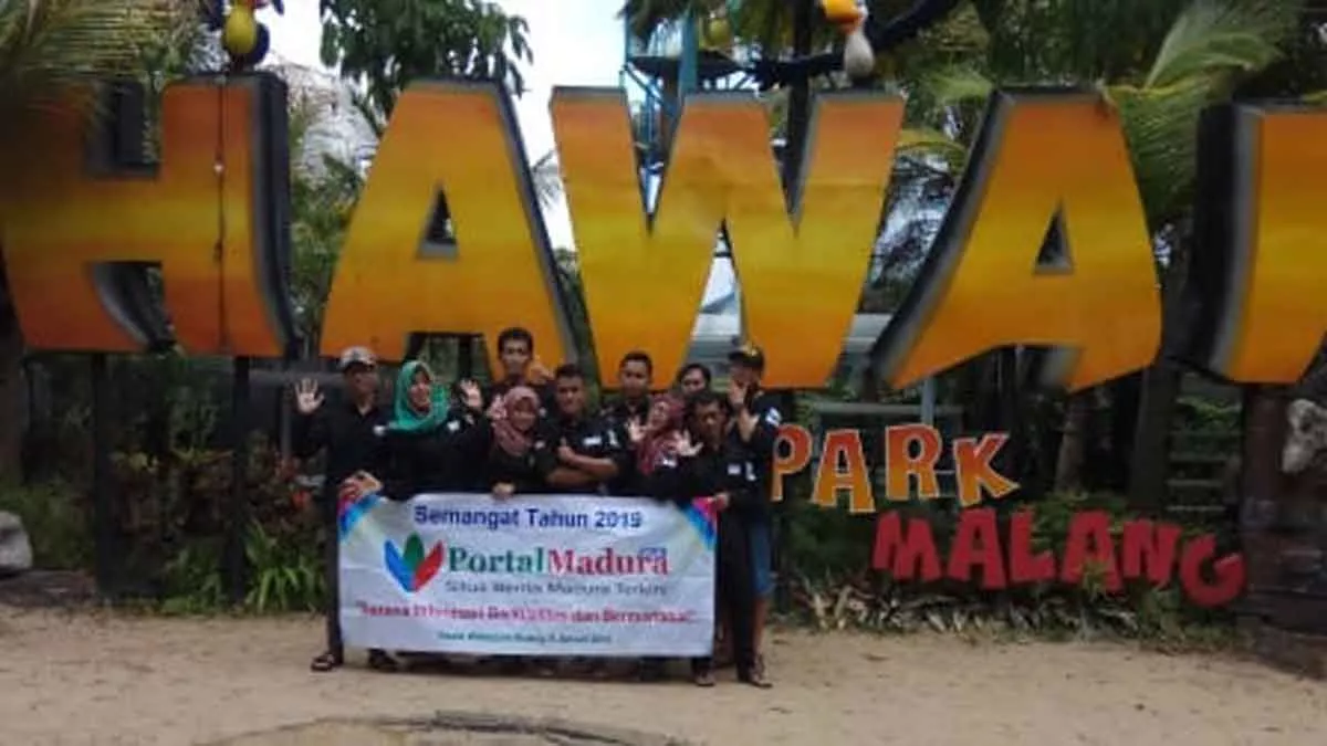 Hawai Waterpark Malang Jadi Jujukan Membangun Semangat Baru Crew PortalMadura.Com