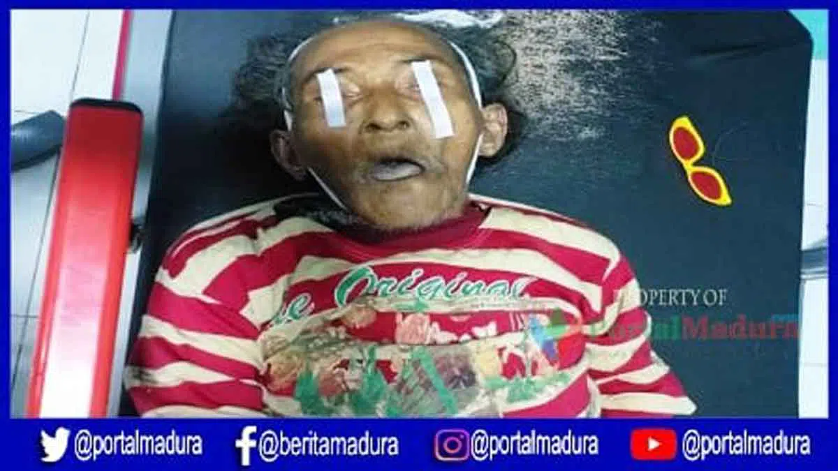 Laki-laki Tua Pakai Anting Ditemukan Tak Bernyawa di Pamekasan