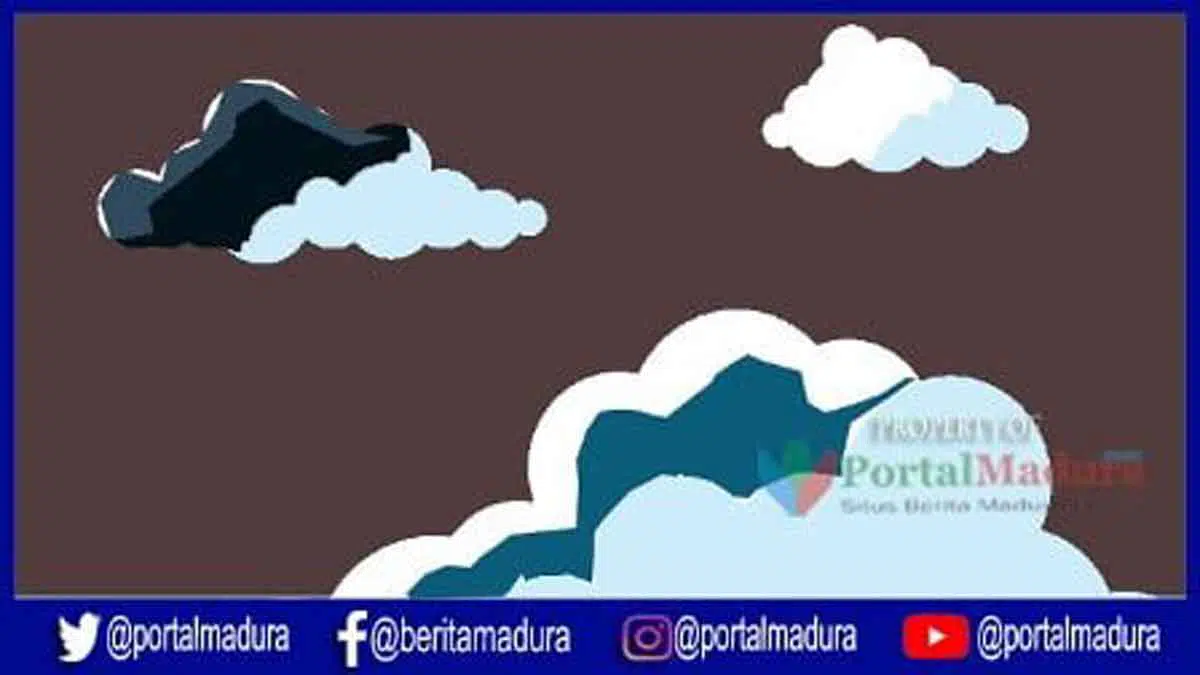 Hari Ini, Madura Mendung Sebagian Badai Guntur
