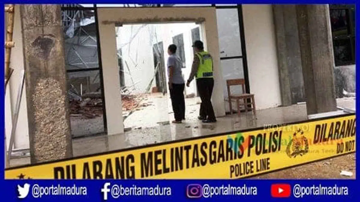 Puskesmas Torjun Sampang Diberi Garis Polisi