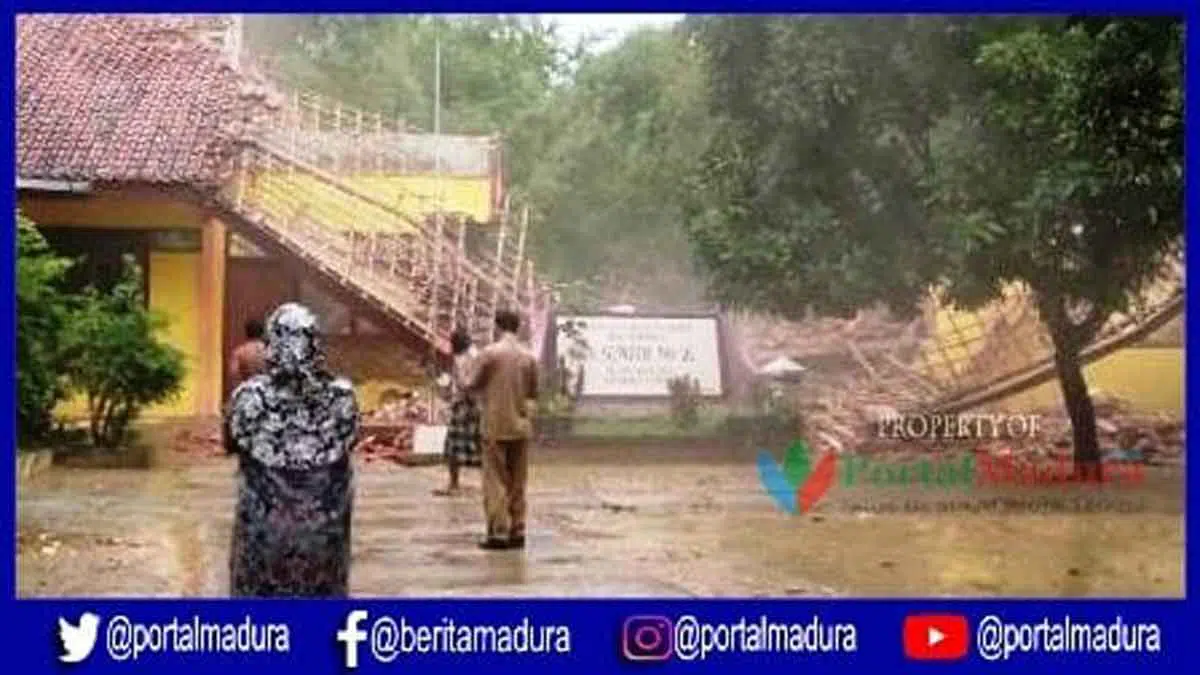 Pasca Gedung SDN Sendir Ambruk, KBM Siswa Tetap Berlangsung