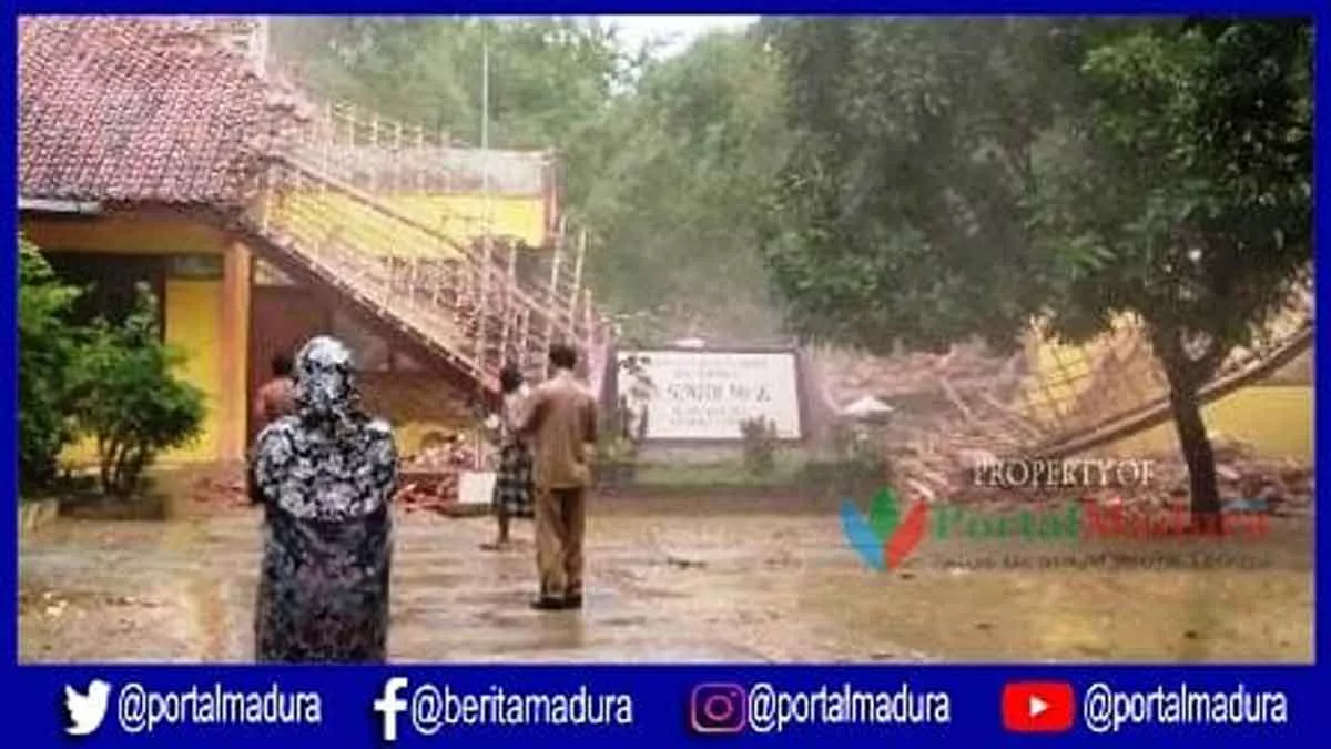 Pasca Gedung SDN Sendir Ambruk, KBM Siswa Tetap Berlangsung
