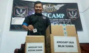 Gunakan Kotak Suara Kardus,  Komunitas Motor Vario Pamekasan Gelar Pemilihan Ketua Ala Pemilu