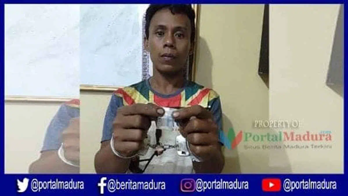 Pekerja Bengkel Pakandangan Sumenep Sedot Sabu