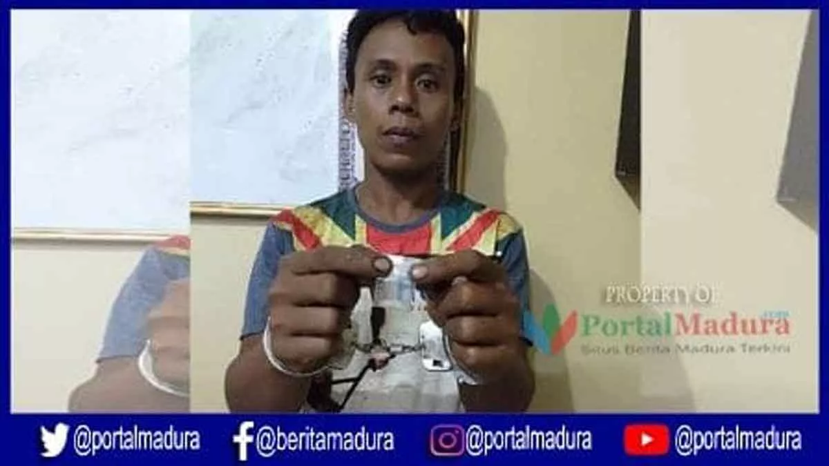 Pekerja Bengkel Pakandangan Sumenep Sedot Sabu