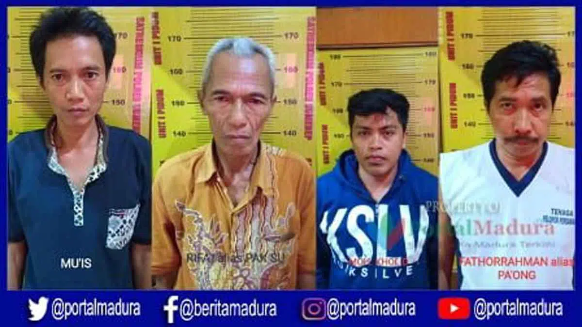 Satu Berstatus ASN, Polisi Amankan 4 Warga Sumenep
