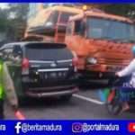 Pemotor Tewas Terlindas Truk Tronton
