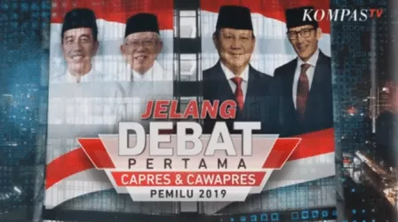 Ikuti Live Streaming Debat Pertama Pilpres 2019
