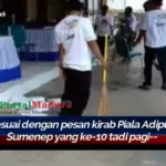 Usai Acara Sandiaga Uno di GNI, Karjo Sumenep Bersih-bersih